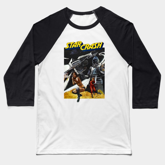 Starcrash Poster Baseball T-Shirt by Pop Fan Shop